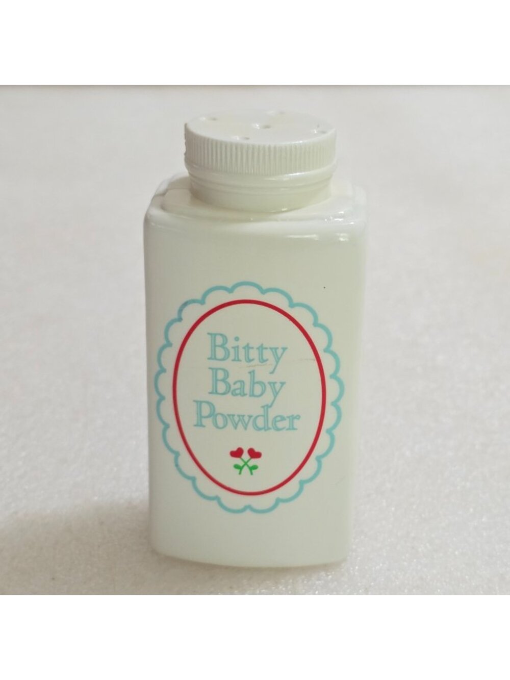Pleasant Company Bitty Baby Powder Toy Bottle Replacement 3.25" Vintage 1990s